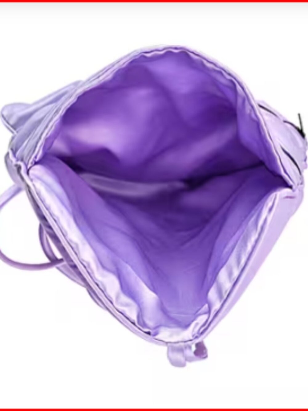 Jewelry Roll Organizer Light Purple Satin Floral Embroidery Pattern - Picture 5 of 5